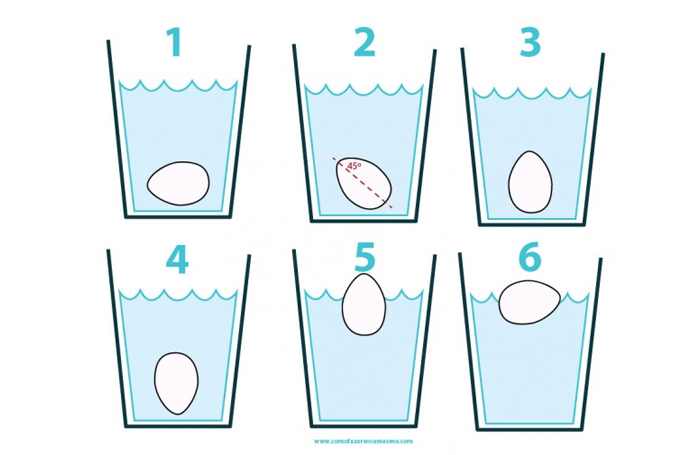 Como saber se o ovo ta bom ou estragado