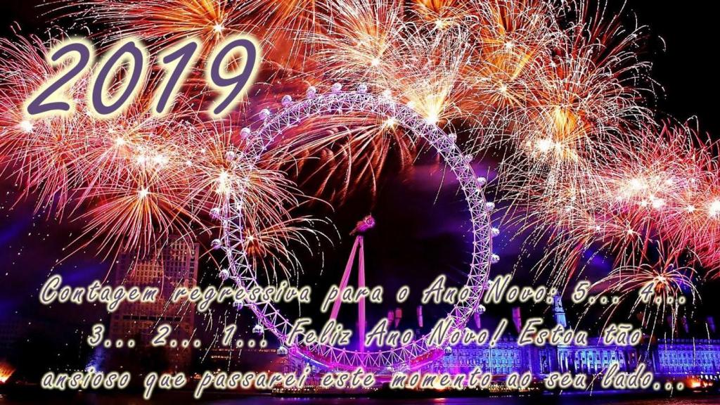 Feliz Ano Novo 2019 → Frases e Mensagem para final de ano