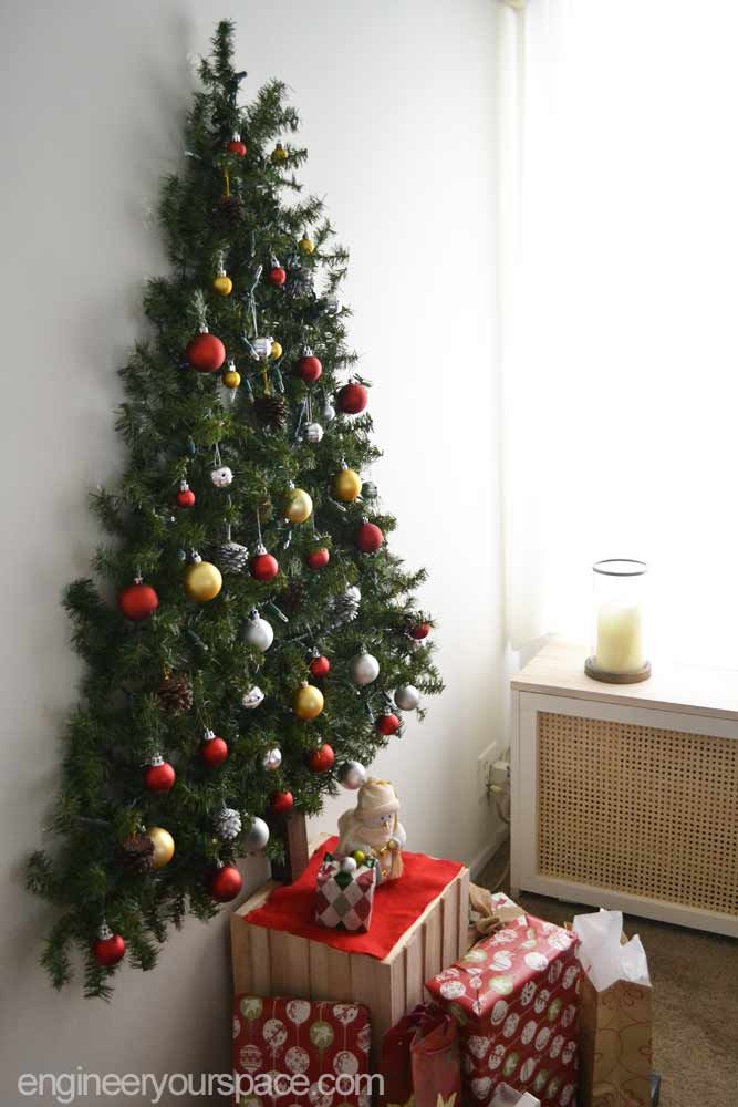 modelos de árvores de Natal decoradas