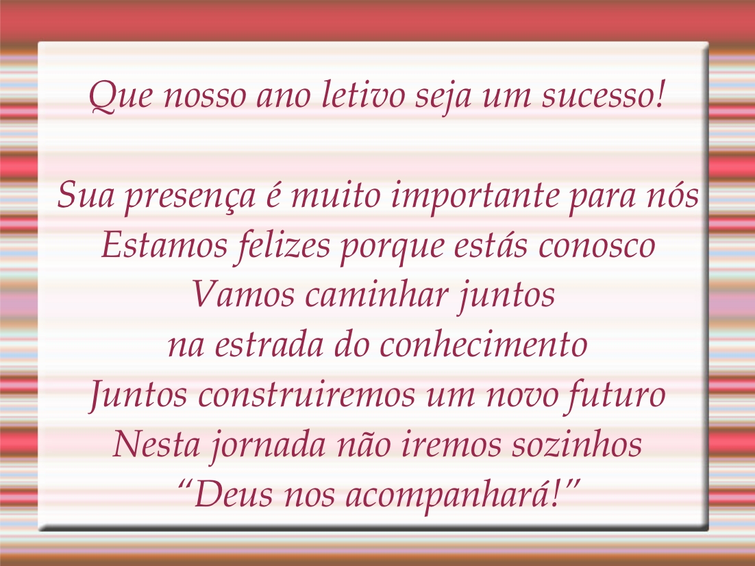 Mensagem de Início de ano letivo – Sky Nerd