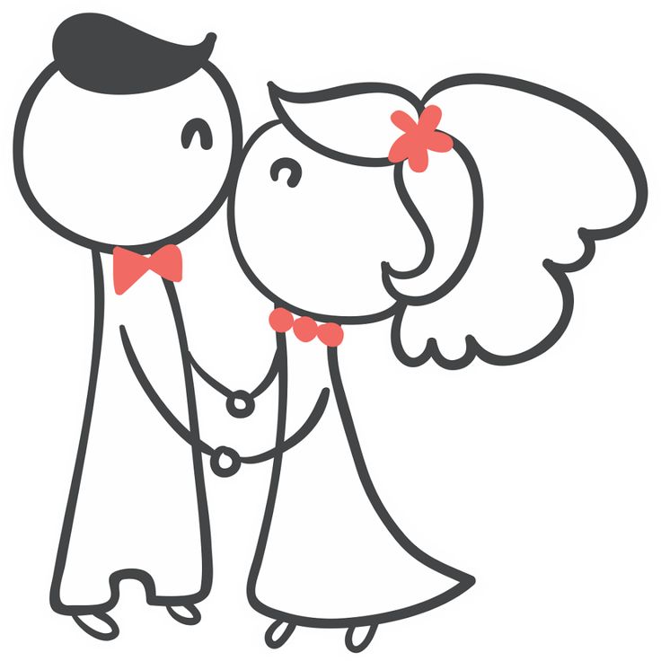 Noivinhos para Convite de Casamento
