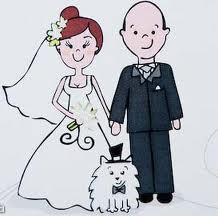 Noivinhos para Convite de Casamento