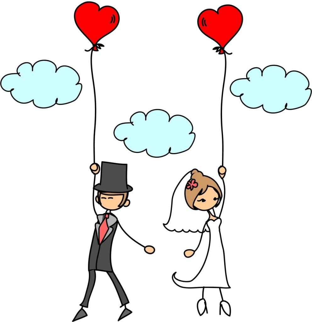 Noivinhos para Convite de Casamento
